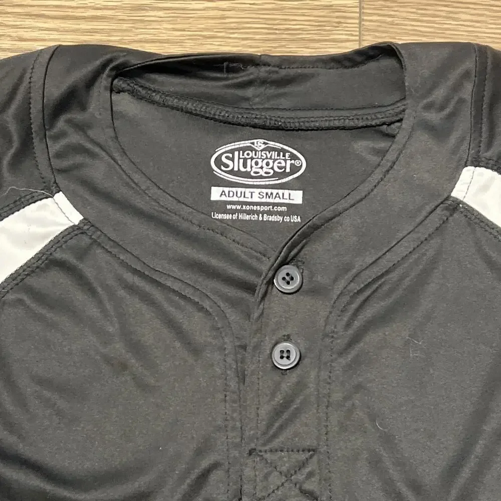 Louisville Slugger Men’s Black White Apparel Pullover XDry Size Small (A23)